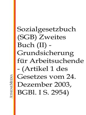 cover image of Sozialgesetzbuch (SGB)--Zweites Buch (II)